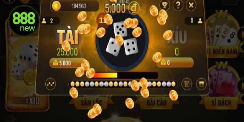 Tài xỉu là một trò chơi cực hot tại cổng game 888NEW
